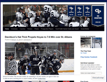 Tablet Screenshot of gprephockey.com